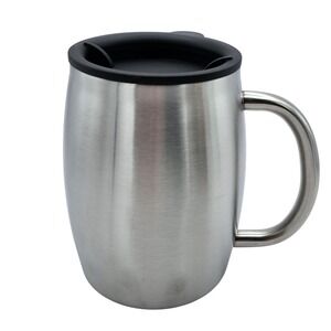 14 oz Coffee Mug Stainless Steel Tumbler w/Slider Lid DIY Epoxy Vinyl Craft NIB